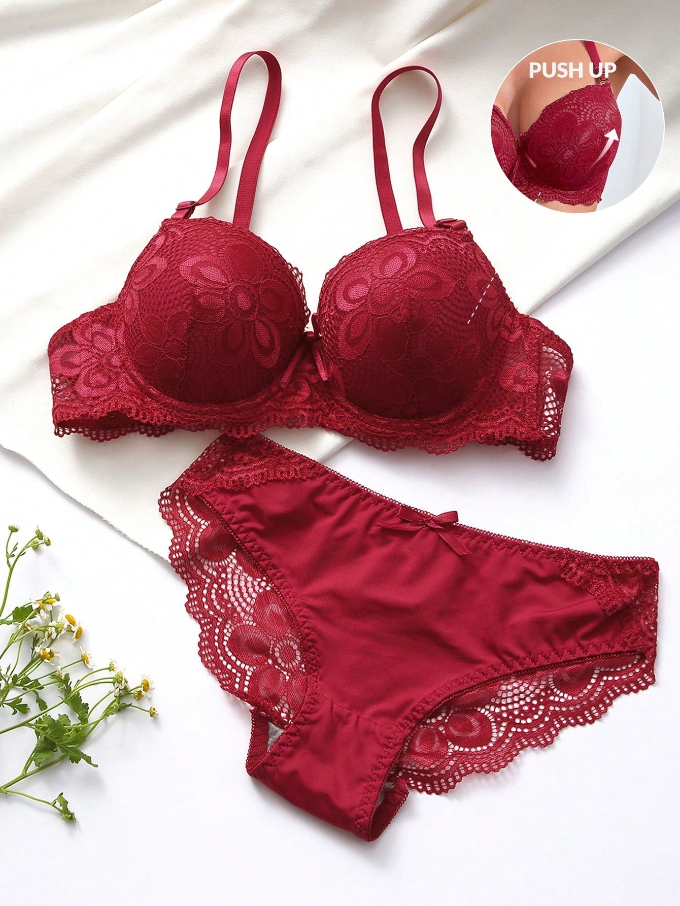 Floral Lace Elegance Set