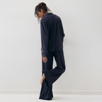 Cloud Pajama Set - Navy Blue
