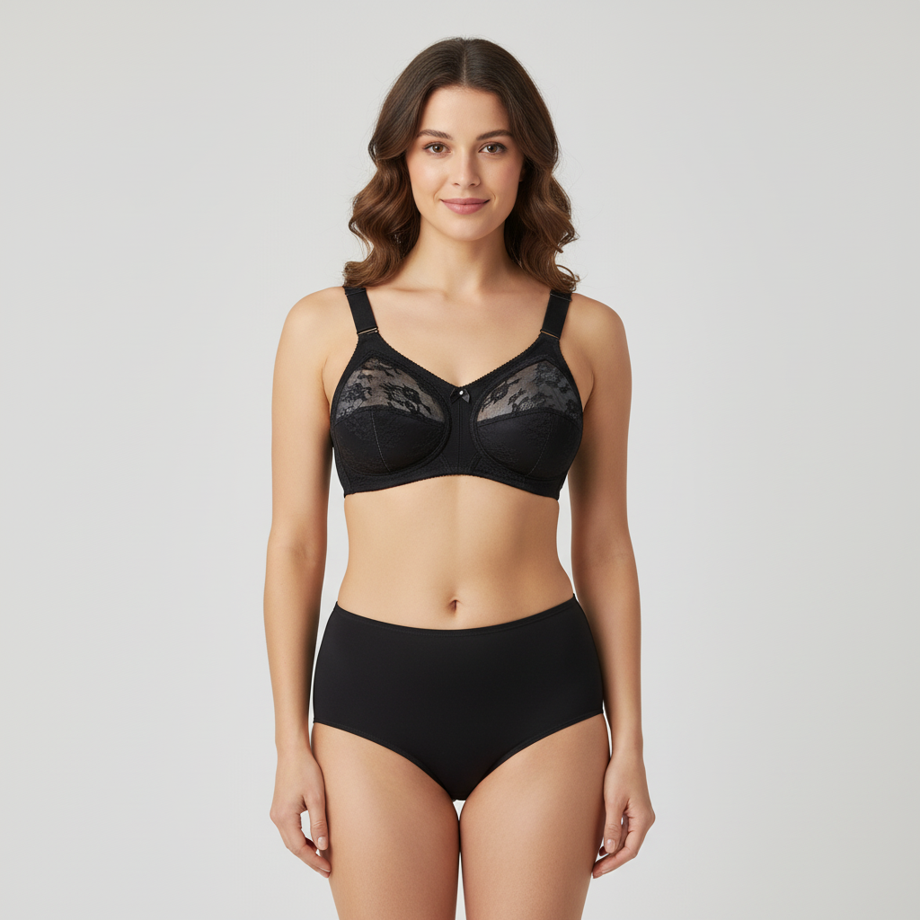 Dourine League Bra - Black 004