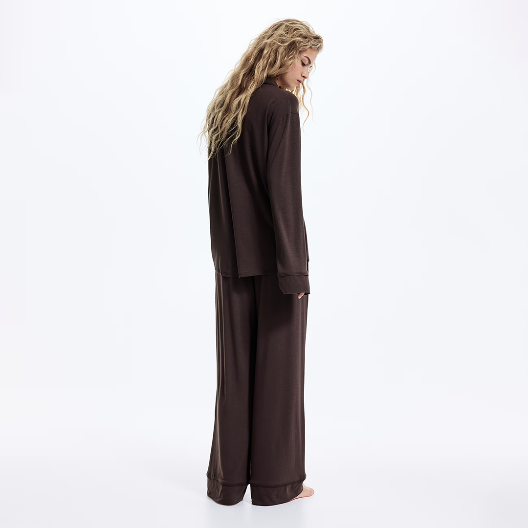 Cloud Pajama Set - Mocha