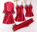 4Piece Ruby Red