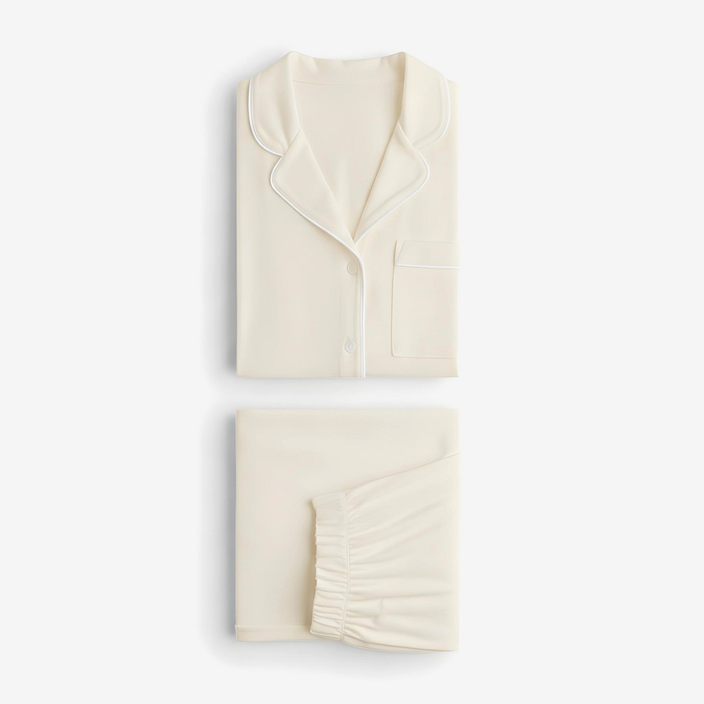 Cloud Pajama Set - Oat Milk
