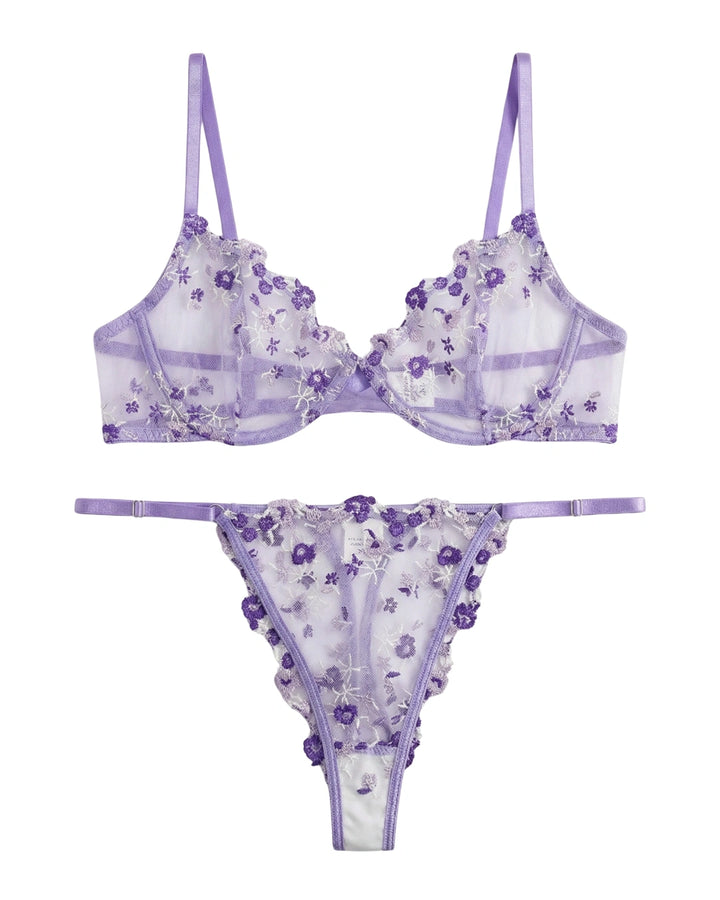 3/3
Non Padded Bra Set - Flora Zest