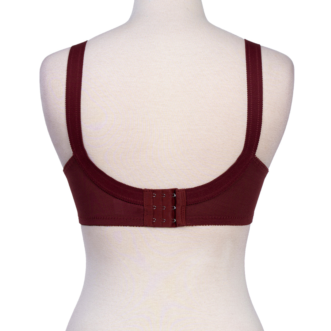 Dourine League Bra - Maroon