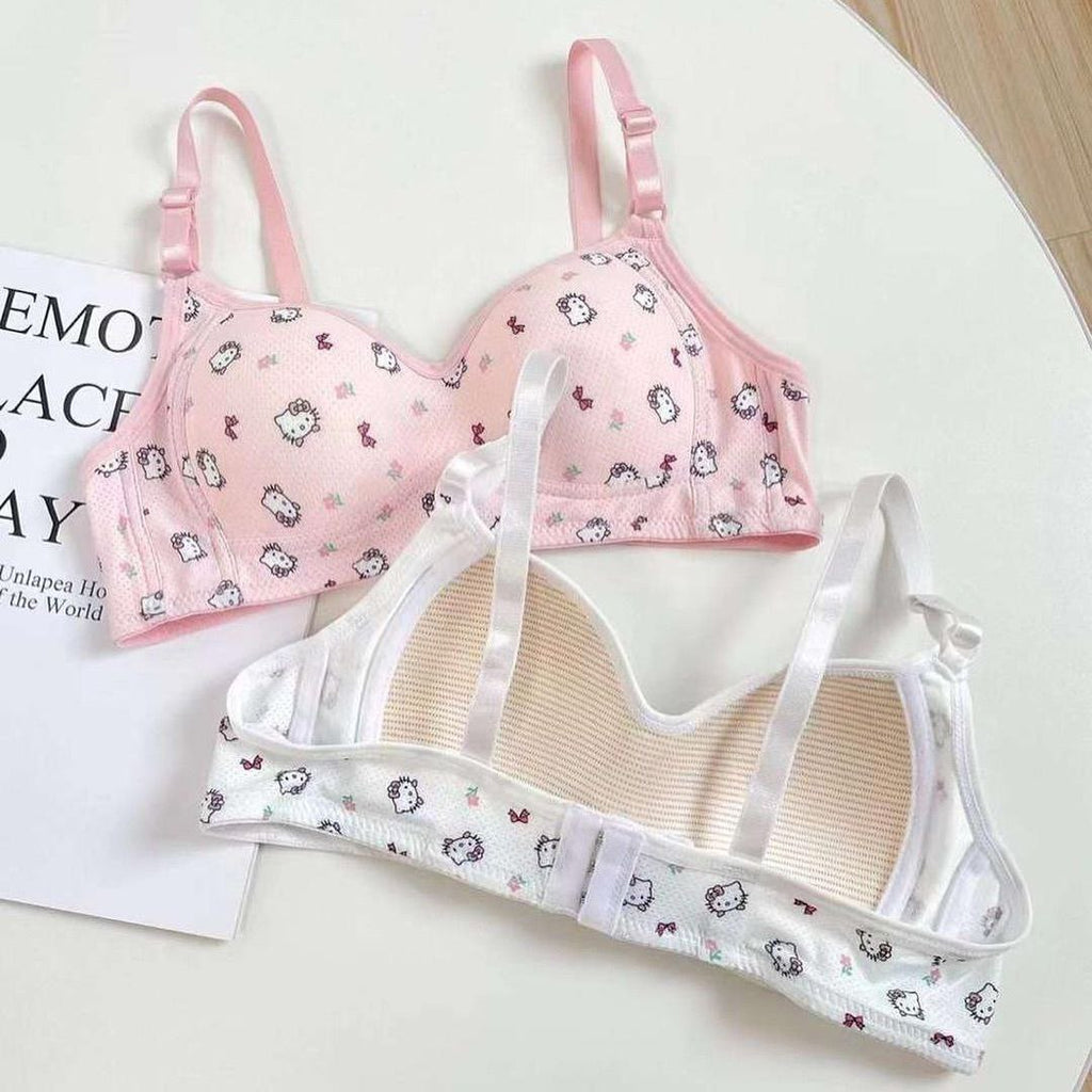 Noir Lingerie NL-1016 Floral Soft Cup Bra Set (Pack of 2)