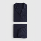 Cloud Pajama Set - Navy Blue