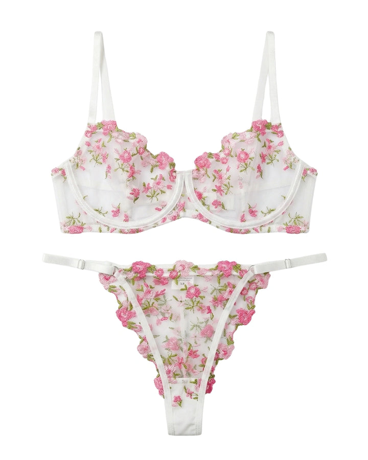 3/3
Non Padded Bra Set - Flora Zest