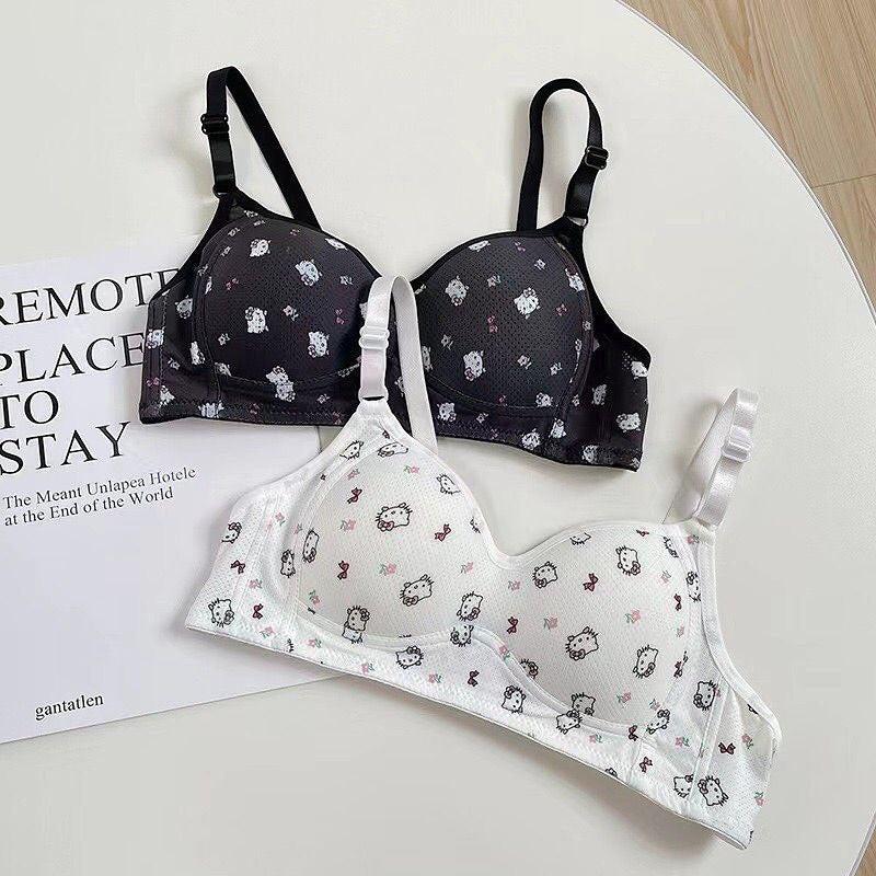 Noir Lingerie NL-1016 Floral Soft Cup Bra Set (Pack of 2)