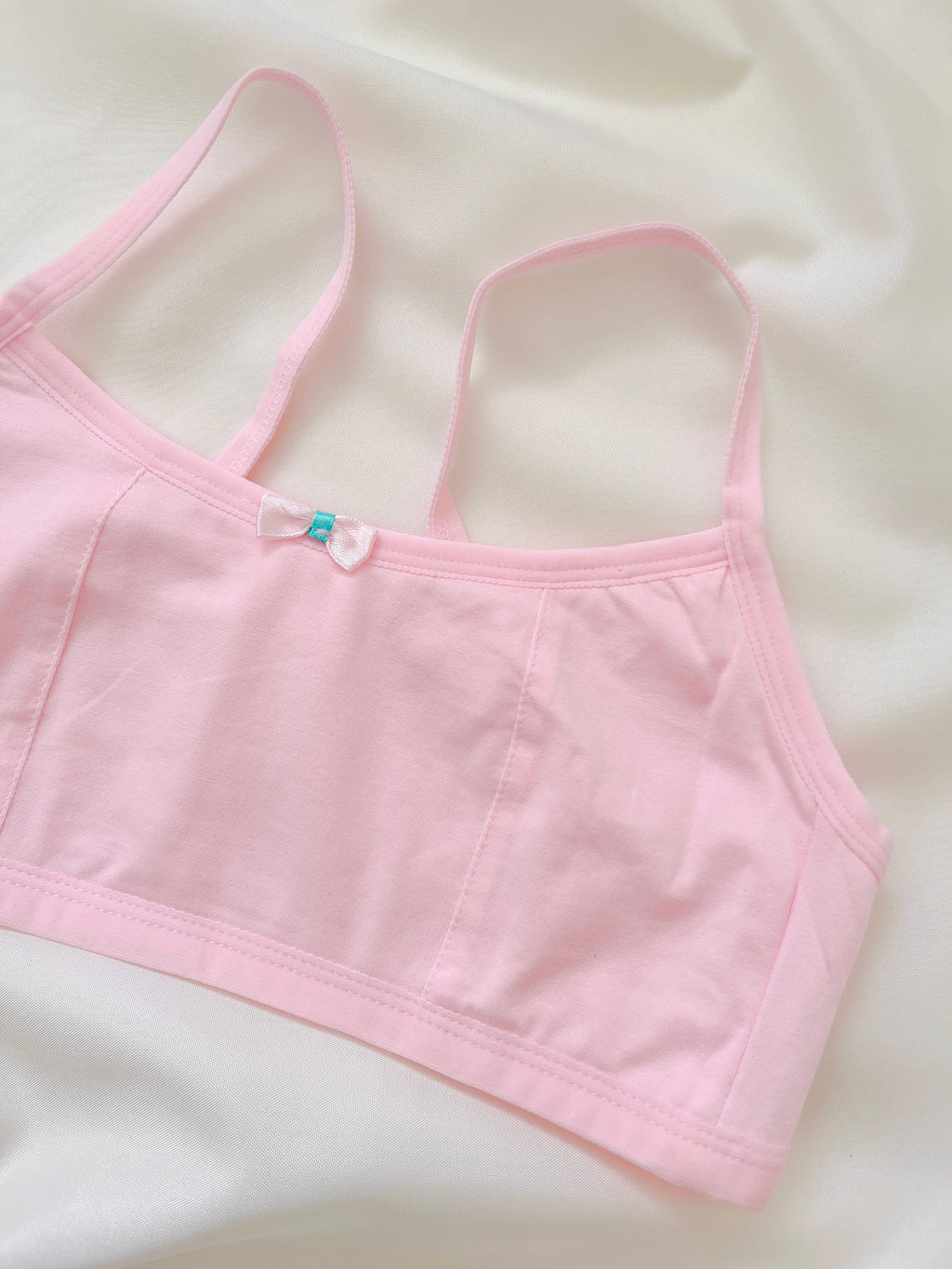 Blossom Pink Ribbed Bralette 10 t0 12years girls