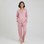 Premium Silk Pajama Suit - Pink