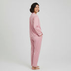 Premium Silk Pajama Suit - Pink