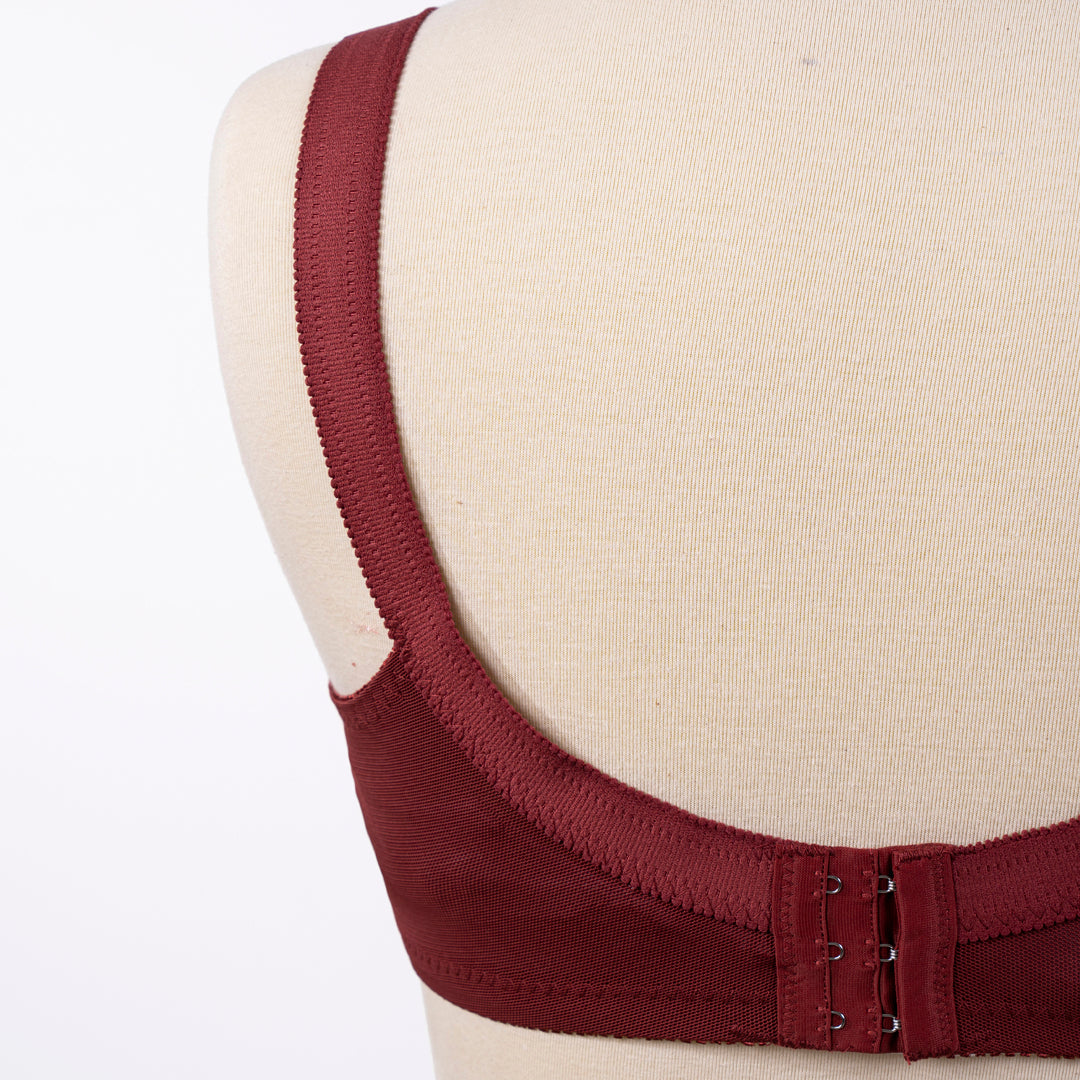 Dourine League Bra - Maroon