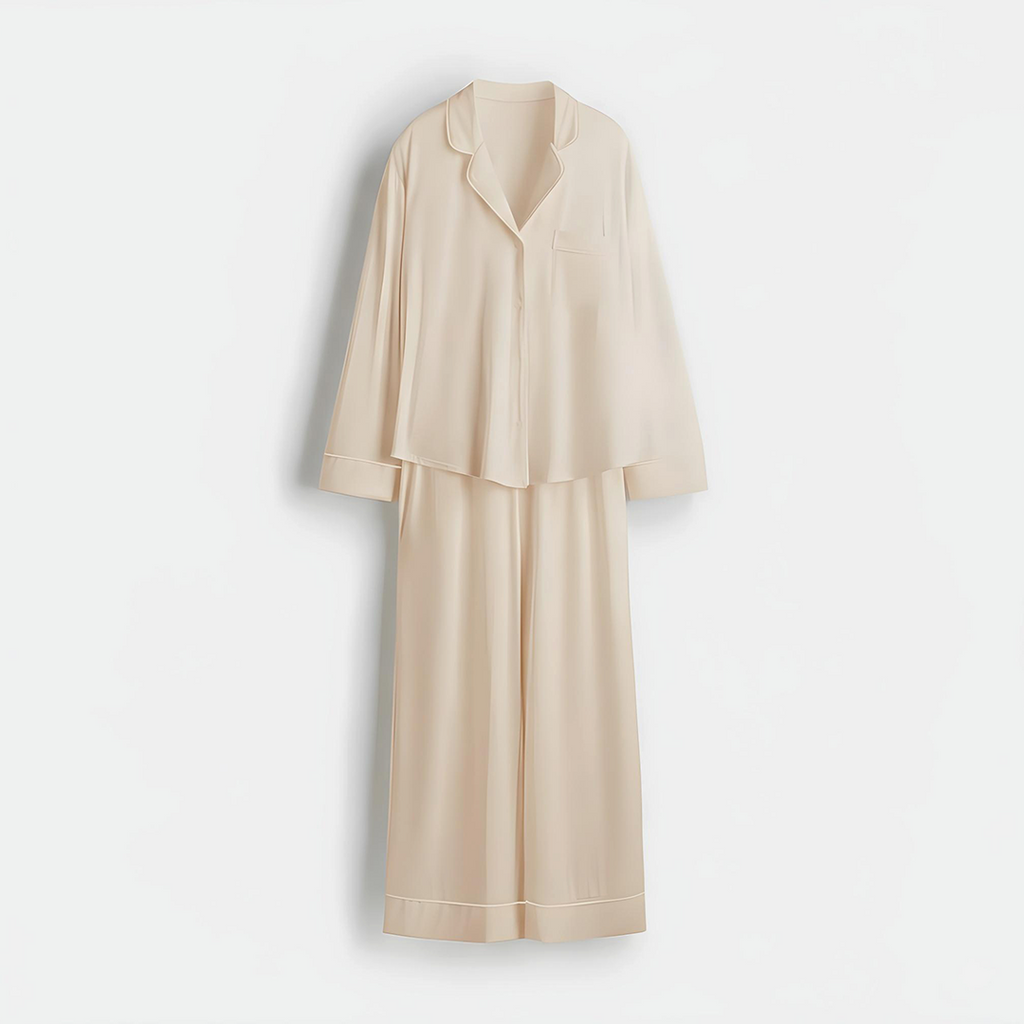 Cloud Pajama Set - Oat Milk