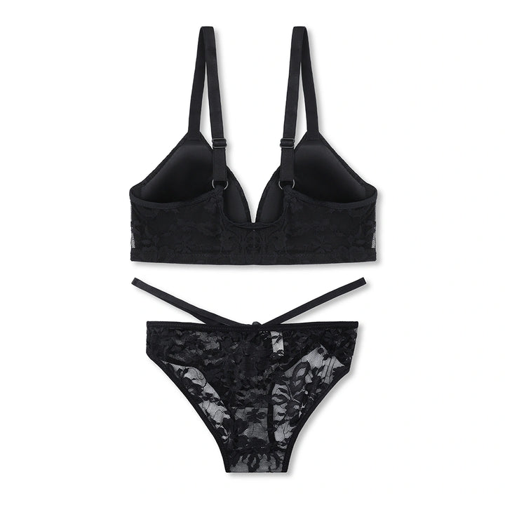 Max Front Open Padded Bra and Panty Set