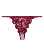 Non Padded Bra Set - Crimson