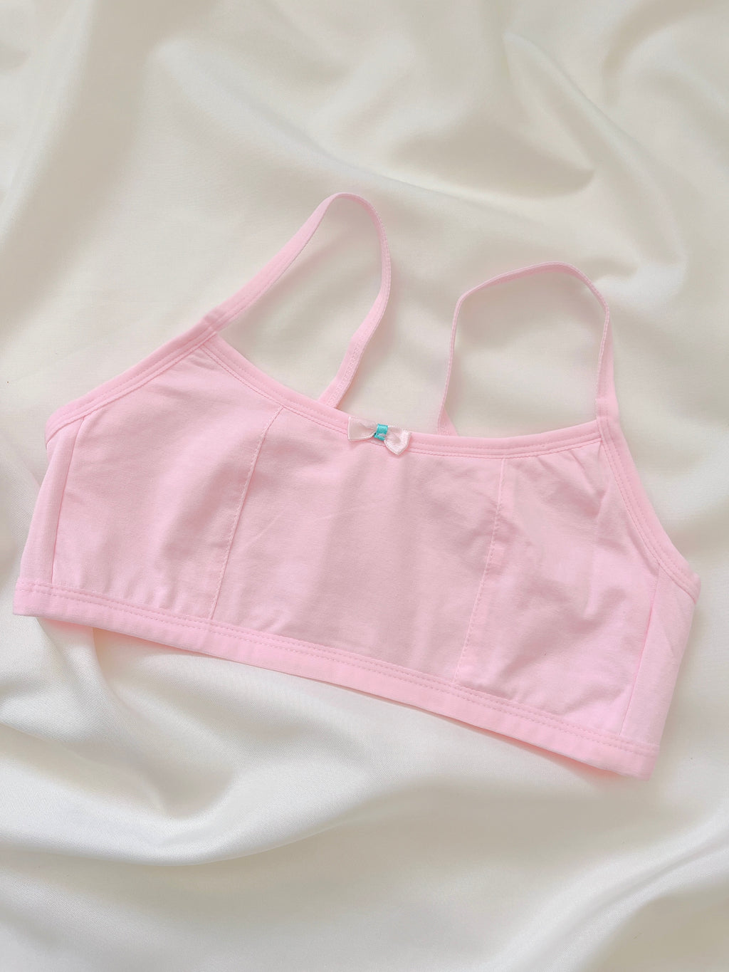 Blossom Pink Ribbed Bralette 10 t0 12years girls
